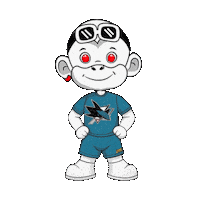 San Jose Sharks Sticker by Zhot Shop