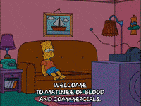tired bart simpson GIF
