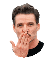 Pedro Pascal Love Sticker by Anne Horel