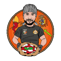 cheftonybethesda pizza chef restaurant maker Sticker