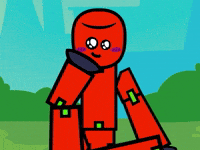 Blushing In Love GIF by Stikbot