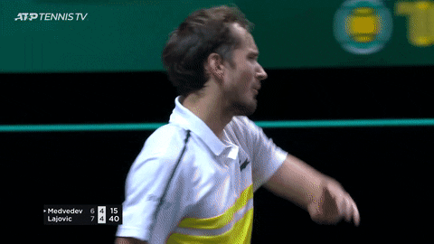 Angry Daniil Medvedev GIF by Tennis TV