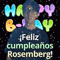¡Feliz cumpleaños Rosemberg!
