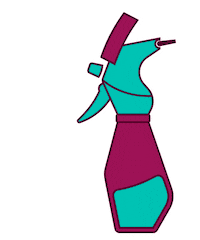 casa spray Sticker