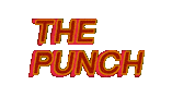 theaterglocksee moving title thepunch Sticker