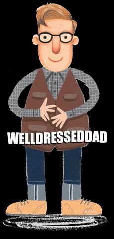welldresseddad fashion denim menswear tweed GIF