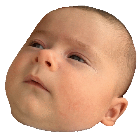 Baby Blink Sticker by foodbabyny