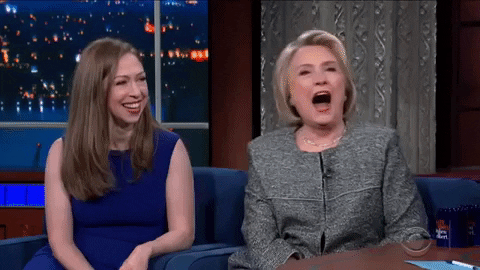 giphydvr giphynewsuspolitics hillary clinton chelsea clinton GIF