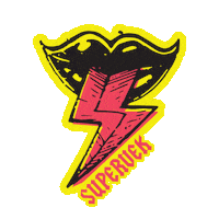 Star Hype Sticker by Supervek