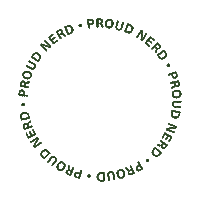 proud nerd Sticker by Seed