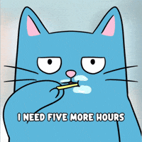 Tired Waking Up GIF