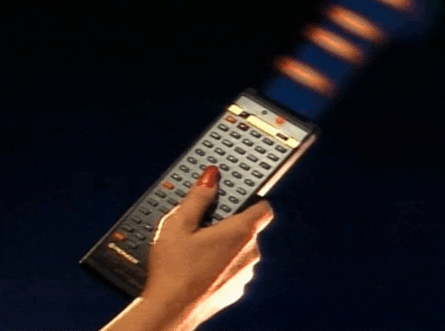 remote control 90s GIF