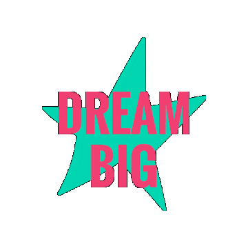 Motivation Dream Big Sticker by Label K
