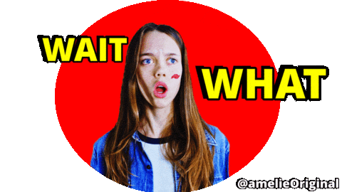 Wait What Omg Sticker by amelie