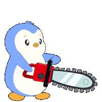 Send It Lets Go Sticker by Pudgy Penguins