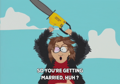 angry chainsaw GIF by South Park 