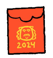Celebrate Happy New Year Sticker by Katharine Kow