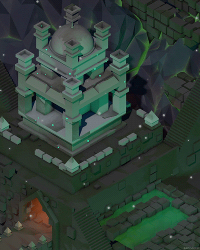 jungle temple GIF by BADCODEC