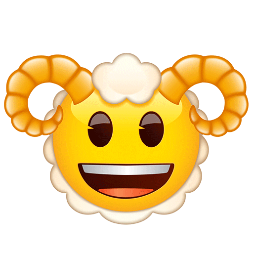 Emoji Aries Stickers - Find & Share on GIPHY
