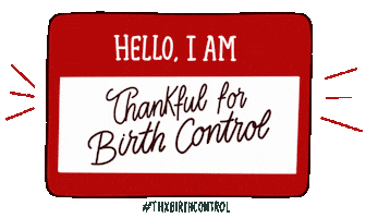 Birth Control Hello Sticker by Bedsider