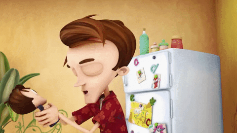 AngeloRules giphygifmaker happy crazy mad GIF