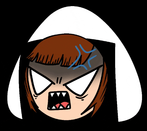Tokyo_Dori giphygifmaker anime kawaii angry GIF