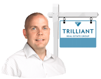 trilliantrealestategroupltd real estate realtor realty trilliant real estate group Sticker