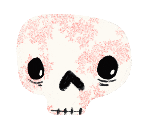 Halloween Rolling Sticker by hello matze illustrations