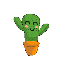 LifeSigner fun sticker hug cactus Sticker