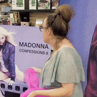 Angry Madonna GIF