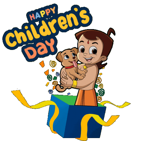 Childhood Memories Celebration Sticker by Chhota Bheem