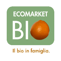Orange Bio Sticker by ecomarketbio