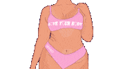 Proud Pink Sticker by Glowb