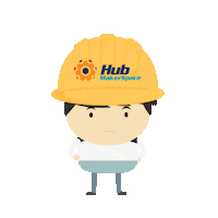 hubmakerspace hubmakerspace Sticker