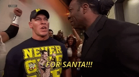 Santa Claus Christmas GIF by WWE