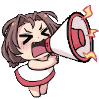 News Yelling Sticker by Jin