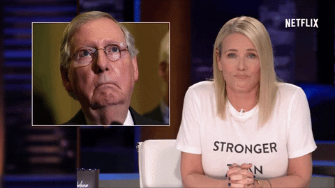 mitch mcconnell turtle GIF by Chelsea Handler