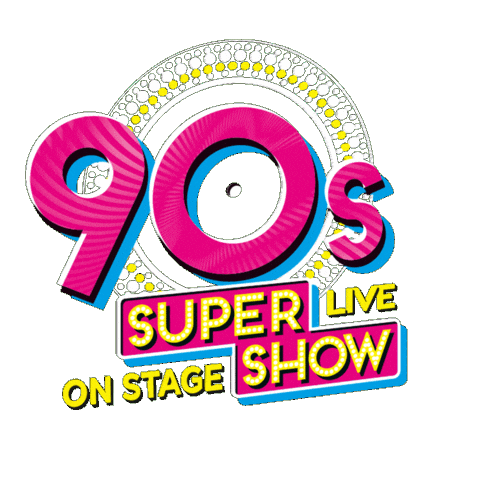 Nineties 90Ies Sticker by 90s Super Show