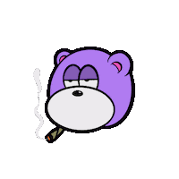 Cartoon Bear Sticker