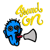 lxndrsparga sound listen shout sound on Sticker