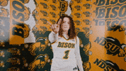 Womens Basketball Bison GIF by NDSU Athletics