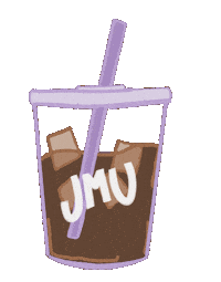 Iced Coffee Sticker by James Madison University