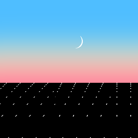Moon Sunset GIF by Trevor Anderson