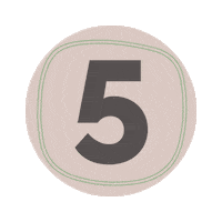 5 Sticker by Captain Gini