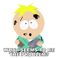 Butters Whats The Problem Sticker by South Park