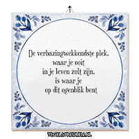 Moment Rust Sticker by Tegelspreuken.nl