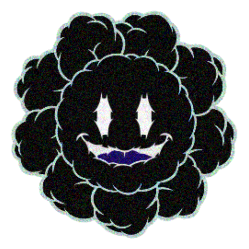 gungho_n art smile flower wicked Sticker