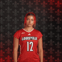 Volleyball Go Cards GIF by Louisville Cardinals