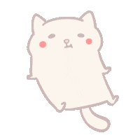 Sit Down Lazycat Sticker