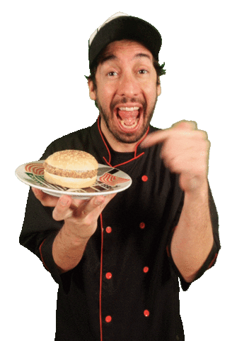 Food Burger Sticker by MUYLOCO